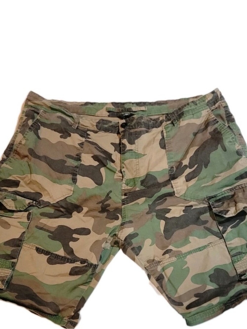 Jordan Craig Cargo Shorts Beige Camo Mens Size 42 Military Utility Heavyweight